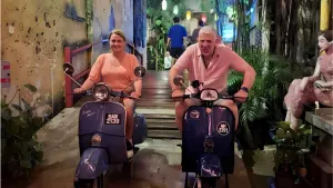 KLAfter Dark on a Vespa
